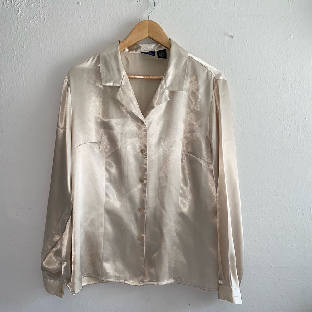 Vintage Champagne Blouse